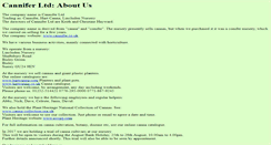 Desktop Screenshot of cannifer.co.uk
